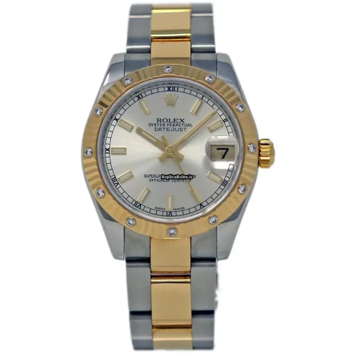 Luxury Replica Rolex Lady-datejust 178313 Automatic Movement 31mm Steel Case Womens Watch - Image 2