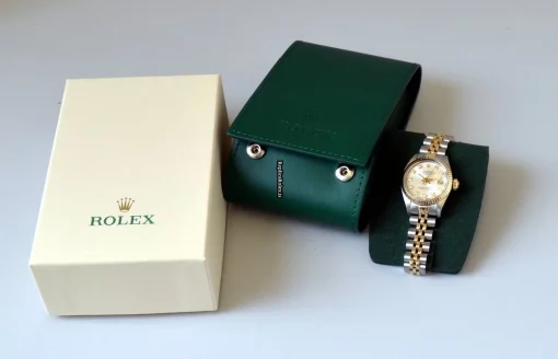 Unique Replicas Rolex Lady-datejust 6917 Caliber 2030 Automatic Movement 26mm Gold/steel Case Womens Watch - Image 11