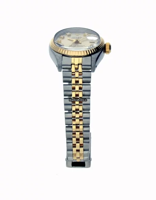 Unique Replicas Rolex Lady-datejust 6917 Caliber 2030 Automatic Movement 26mm Gold/steel Case Womens Watch - Image 3