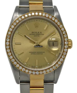 Aaa Knockoff Rolex Oyster Perpetual Date 15203 Automatic Movement 34mm Steel Case Womens Watch