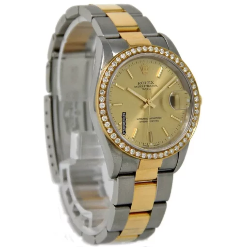 Aaa Knockoff Rolex Oyster Perpetual Date 15203 Automatic Movement 34mm Steel Case Womens Watch - Image 5