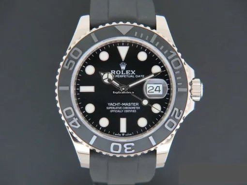 Awesome Replica Rolex Yacht-master 42 226659 Automatic Movement 42mm White Gold Case Mens/unisex Watch - Image 3