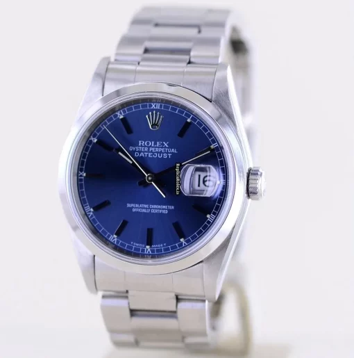 Suitable Fakes Rolex Datejust 16200 Caliber 3135 Automatic Movement 36mm Steel Case Mens/unisex Watch - Image 3