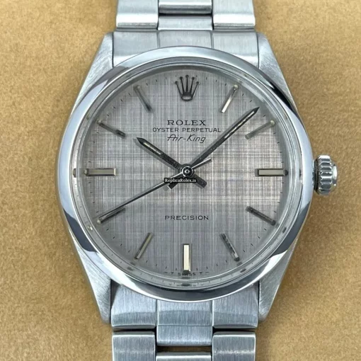 Incredible Replica Rolex Air King Precision 5500 Caliber 1520 Automatic Movement 34x40mm Steel Case Mens/unisex Watch