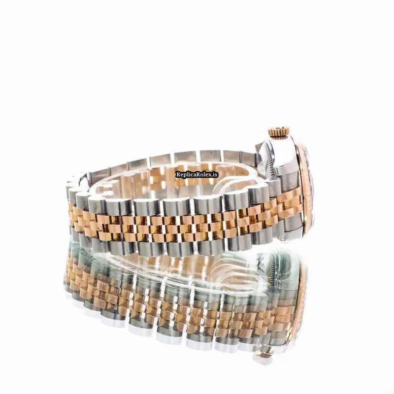 Great Replica Rolex Lady-datejust 179171 Automatic Movement 26mm Gold/steel Case Womens Watch - Image 5