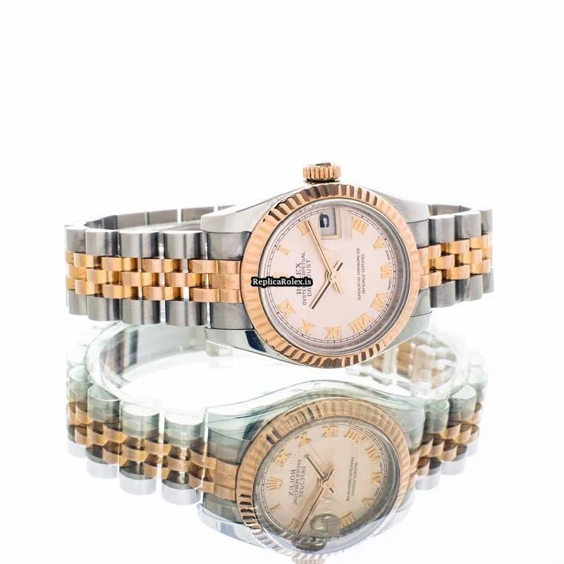 Great Replica Rolex Lady-datejust 179171 Automatic Movement 26mm Gold/steel Case Womens Watch - Image 6