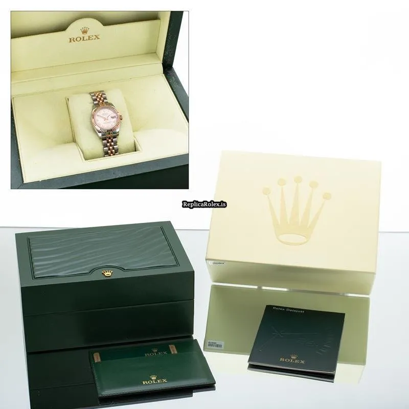 Great Replica Rolex Lady-datejust 179171 Automatic Movement 26mm Gold/steel Case Womens Watch - Image 8