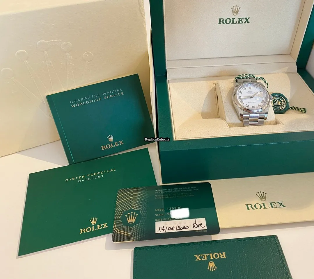 Beautiful Replica Rolex Datejust 116200 Caliber 3135 Automatic Movement 36mm Steel Case Mens/unisex Watch