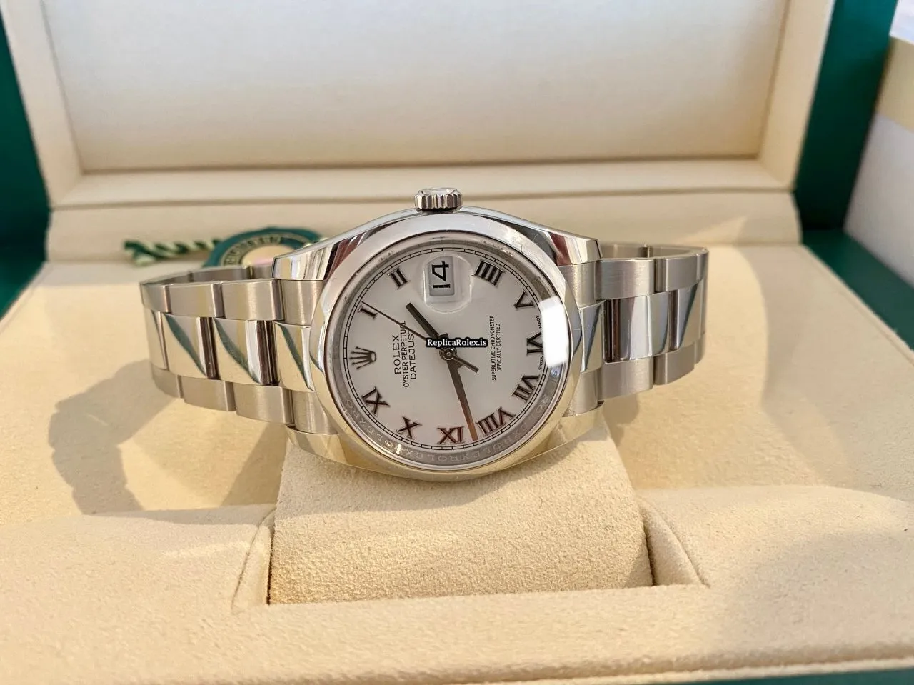 Beautiful Replica Rolex Datejust 116200 Caliber 3135 Automatic Movement 36mm Steel Case Mens/unisex Watch - Image 3