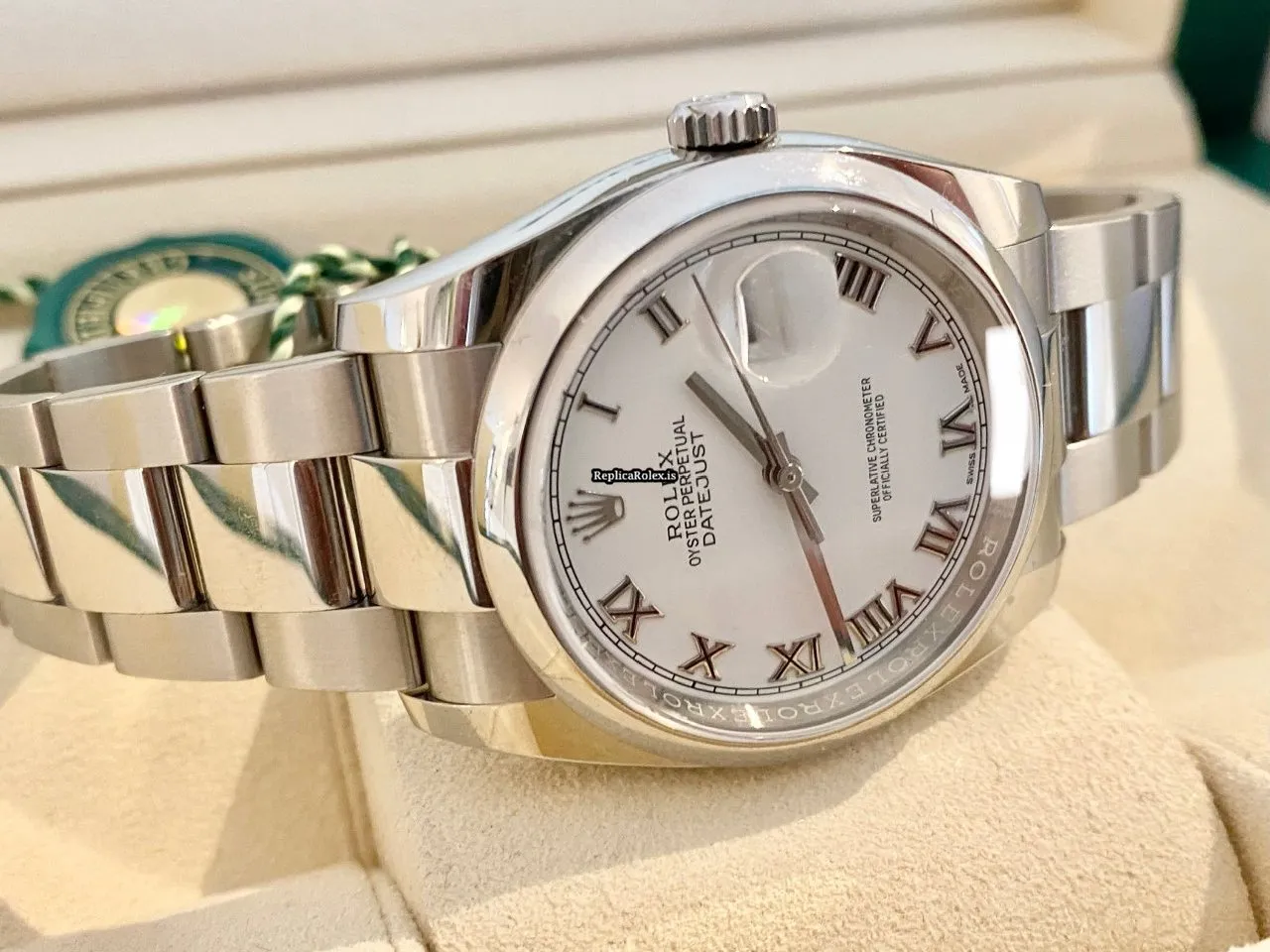Beautiful Replica Rolex Datejust 116200 Caliber 3135 Automatic Movement 36mm Steel Case Mens/unisex Watch - Image 5