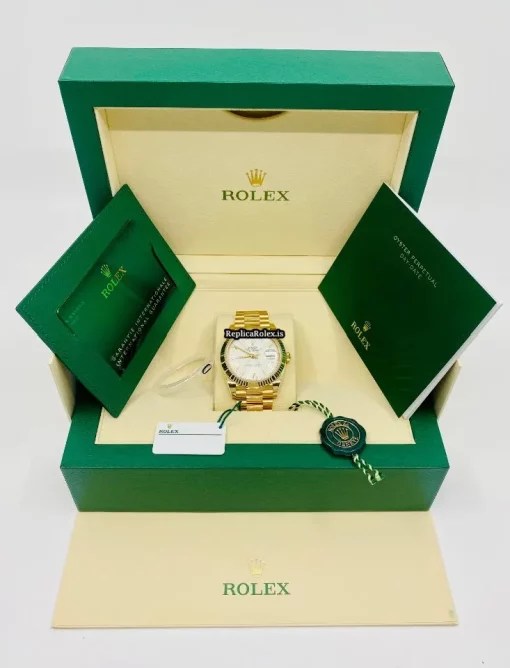 Swiss Fakes Rolex Day-date 40 228238 Caliber 3255 Automatic Movement 40mm Yellow Gold Case Mens/unisex Watch - Image 2