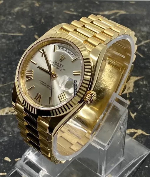 Swiss Fakes Rolex Day-date 40 228238 Caliber 3255 Automatic Movement 40mm Yellow Gold Case Mens/unisex Watch - Image 3
