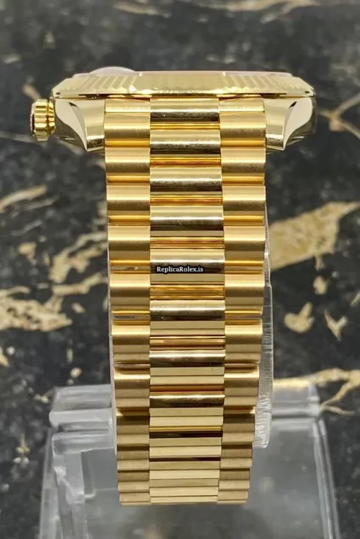 Swiss Fakes Rolex Day-date 40 228238 Caliber 3255 Automatic Movement 40mm Yellow Gold Case Mens/unisex Watch - Image 5