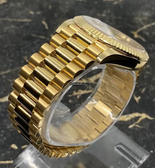 Swiss Fakes Rolex Day-date 40 228238 Caliber 3255 Automatic Movement 40mm Yellow Gold Case Mens/unisex Watch - Image 6