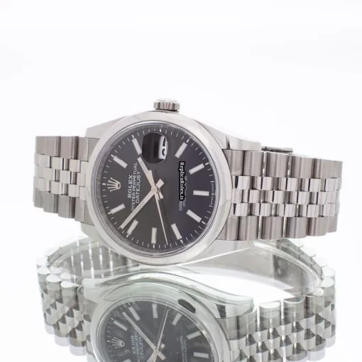 Perfect Replica Rolex Datejust 126200 Automatic Movement 36mm Steel Case Mens/unisex Watch - Image 2
