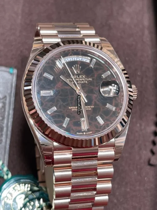 Aaa Copy Rolex Day-date 40 228235 Caliber 3255 Automatic Movement 40mm Rose Gold Case Mens/unisex Watch