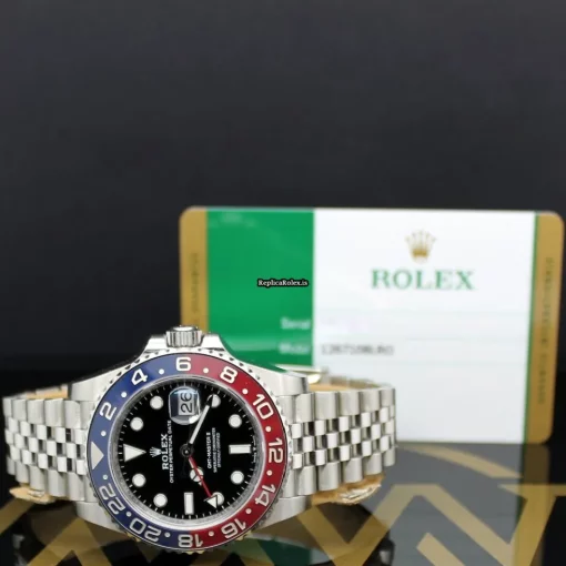 Neat Replica Rolex Gmt-master II 126710blro Caliber 3235 Automatic Movement 40mm Steel Case Mens/unisex Watch