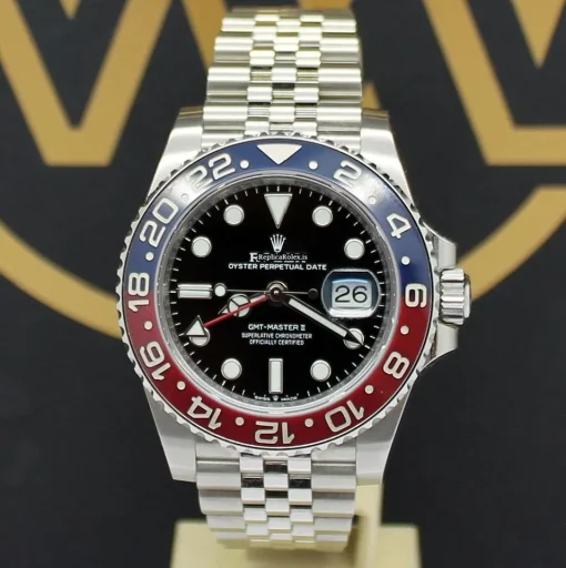 Neat Replica Rolex Gmt-master II 126710blro Caliber 3235 Automatic Movement 40mm Steel Case Mens/unisex Watch - Image 5