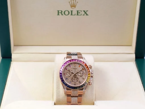 Durable Fakes Rolex Daytona 116505 Caliber 4130 Automatic Movement 40mm Rose Gold Case Mens/unisex Watch - Image 8