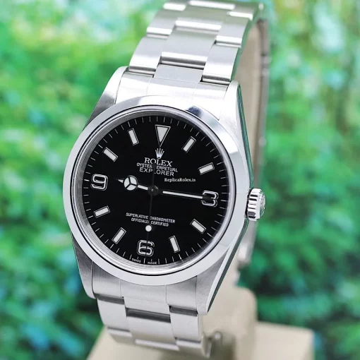 Mind-boggling Fake Rolex Explorer 14270 Caliber 3000 Automatic Movement 36x43mm Steel Case Mens/unisex Watch - Image 9
