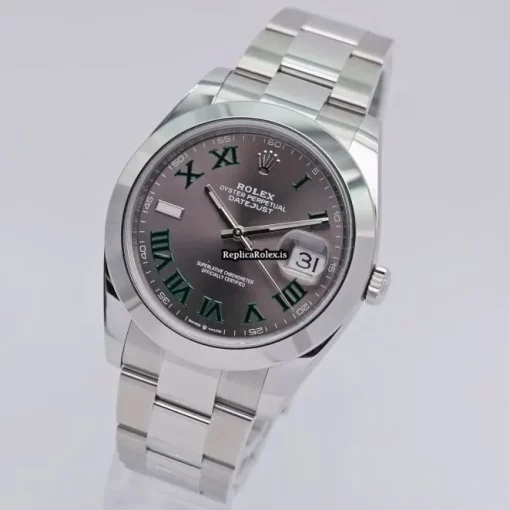 Cool Replica Rolex Datejust 126300 Automatic Movement 40mm Steel Case Mens/unisex Watch - Image 2