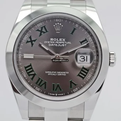Cool Replica Rolex Datejust 126300 Automatic Movement 40mm Steel Case Mens/unisex Watch - Image 3