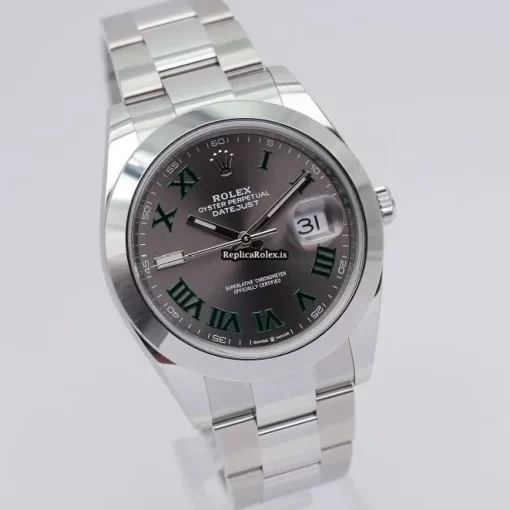 Cool Replica Rolex Datejust 126300 Automatic Movement 40mm Steel Case Mens/unisex Watch - Image 4