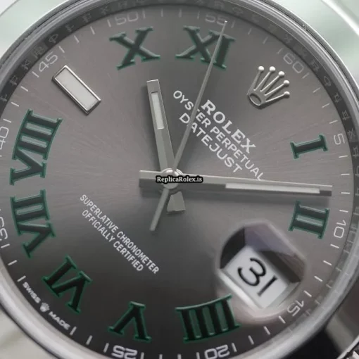 Cool Replica Rolex Datejust 126300 Automatic Movement 40mm Steel Case Mens/unisex Watch - Image 9