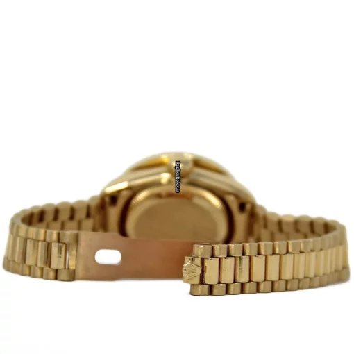 High-end Fake Rolex Datejust 69288 Automatic Movement 26mm Yellow Gold Case Womens Watch - Image 3