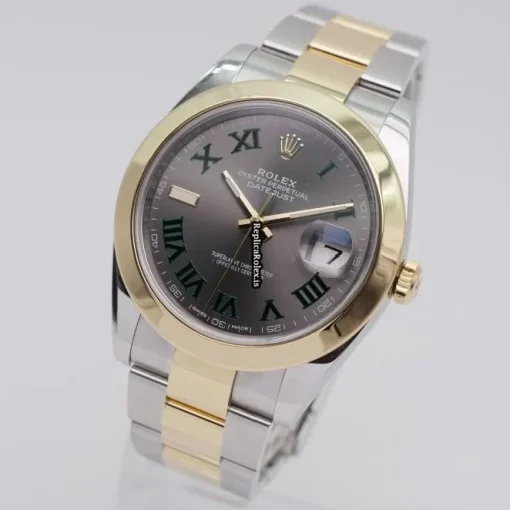 Exquisite Replica Rolex Datejust 126303 Automatic Movement 41mm Gold/steel Case Mens/unisex Watch - Image 2
