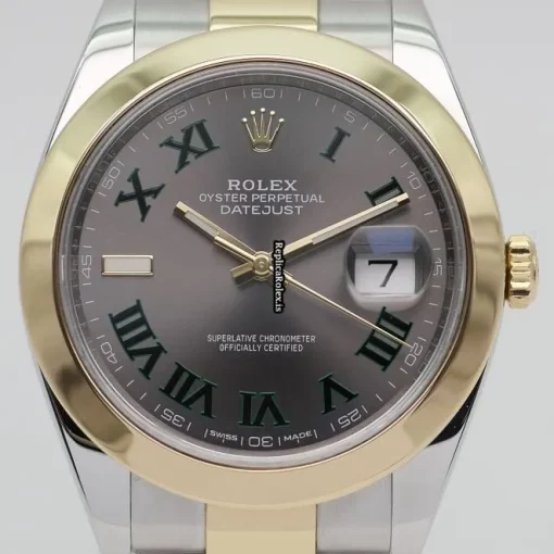 Exquisite Replica Rolex Datejust 126303 Automatic Movement 41mm Gold/steel Case Mens/unisex Watch - Image 3