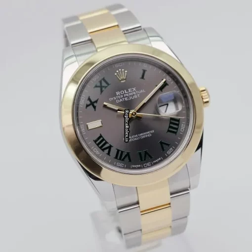 Exquisite Replica Rolex Datejust 126303 Automatic Movement 41mm Gold/steel Case Mens/unisex Watch - Image 4