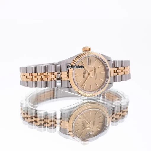 Great Replica Rolex Lady-datejust 79173 Automatic Movement 26mm Gold/steel Case Womens Watch - Image 6