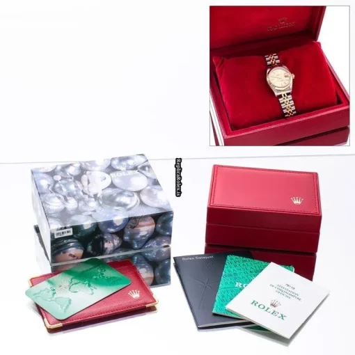 Great Replica Rolex Lady-datejust 79173 Automatic Movement 26mm Gold/steel Case Womens Watch - Image 8