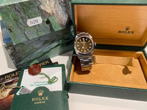 Great Copies Rolex Explorer 14270 Caliber 3000 Automatic Movement 36x43mm Steel Case Mens/unisex Watch