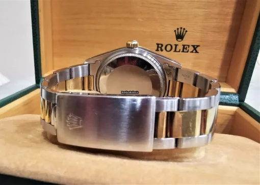 Fabulous Copy Rolex Oyster Perpetual 14203 Automatic Movement 34mm Gold/steel Case Mens/unisex Watch - Image 5
