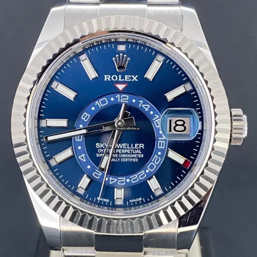 Marvellous Copy Rolex Sky-dweller 326934 Caliber 9001 Automatic Movement 42mm Steel Case Mens/unisex Watch