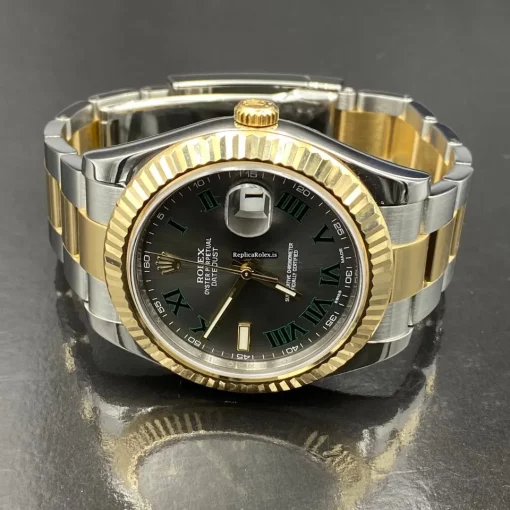 Unique Fakes Rolex Datejust II 116333 Caliber 3136 Automatic Movement 41mm Gold/steel Case Mens/unisex Watch - Image 5