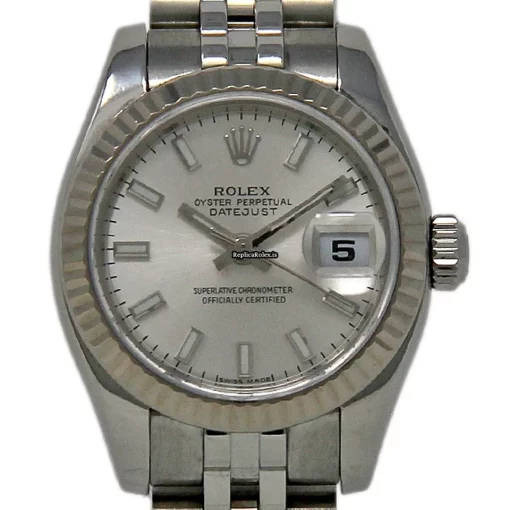 Defect Copies Rolex Lady-datejust 179174 Caliber 2235 Automatic Movement 26mm Steel Case Womens Watch