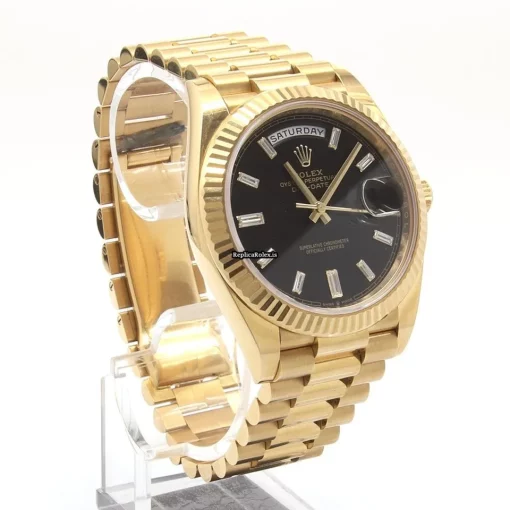 Fantastic Replica Rolex Day-date 40 228238 Automatic Movement 40mm Yellow Gold Case Watch - Image 3