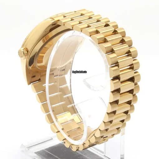 Fantastic Replica Rolex Day-date 40 228238 Automatic Movement 40mm Yellow Gold Case Watch - Image 5