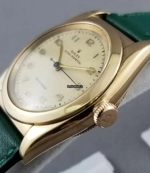 Epic Clone Rolex Bubble Back 3131 A296 Automatic Movement 32x35x39mm Rose Gold Case Mens/unisex Watch - Image 6