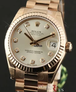 Excellent Fake Rolex Datejust 178275 Caliber 2235 Automatic Movement 31mm Rose Gold Case Womens Watch