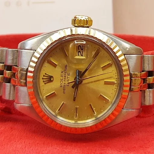 Fabulous Fake Rolex Lady-datejust 69173 Caliber 2135 Automatic Movement 26mm Gold/steel Case Womens Watch - Image 10