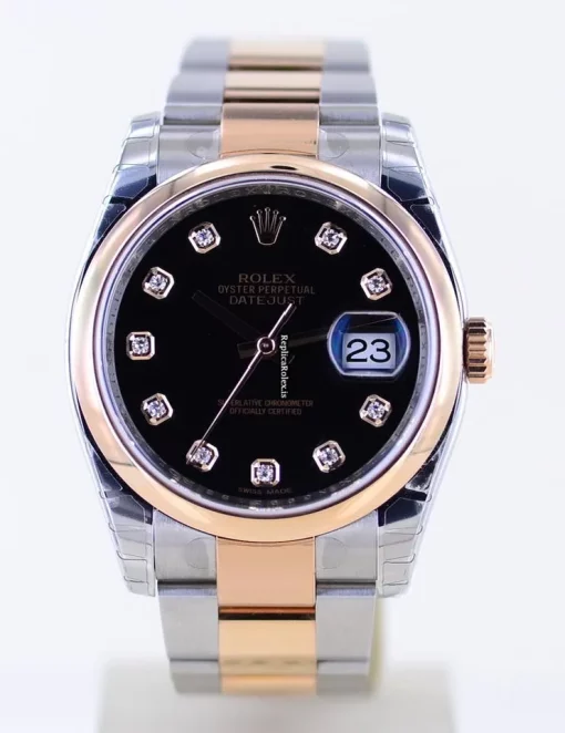 Recommend Replica Rolex Datejust 116201 Caliber 3135 Automatic Movement 36mm Gold/steel Case Mens/unisex Watch - Image 13