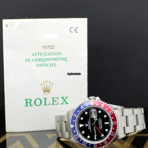 Distinctive Clone Rolex Gmt-master 16700 Caliber 3175 Automatic Movement 40mm Steel Case Mens/unisex Watch - Image 3