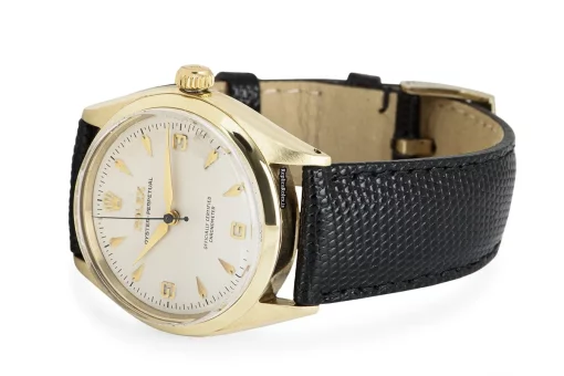 Awesome Replica Rolex Oyster Perpetual 6564 Automatic Movement 34mm Yellow Gold Case Mens/unisex Watch - Image 5