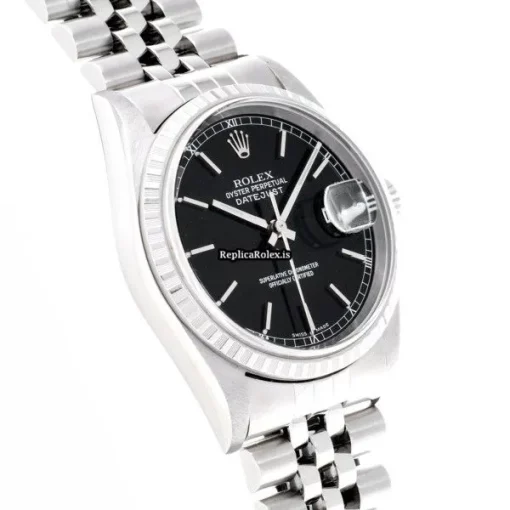 Well Made Copies Rolex Datejust 16220 Caliber 3135 Automatic Movement 36mm Steel Case Watch - Image 3