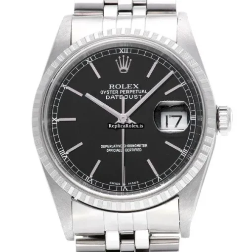 Well Made Copies Rolex Datejust 16220 Caliber 3135 Automatic Movement 36mm Steel Case Watch - Image 6