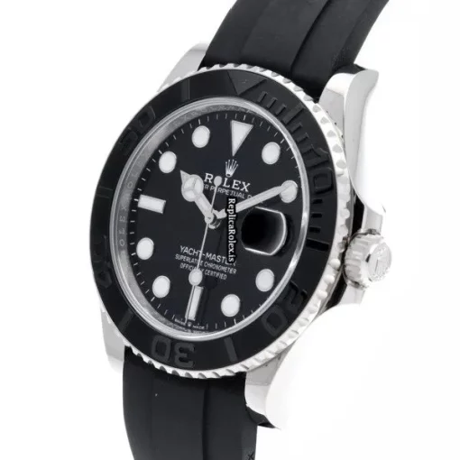 Discount Replica Rolex Yacht-master 42 226659 Caliber 3235 Automatic Movement 42mm White Gold Case Watch - Image 2
